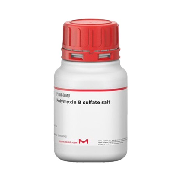 Polymyxin B sulfate salt یک آنتی‌بیوتیک پلی‌پپتیدی حلقوی و به‌شدت کاتیونی است که از تخمیر Bacillus polymyxa به دست می‌آید. این ترکیب شامل مخلوطی از سولفات‌های B1 و B2 است.