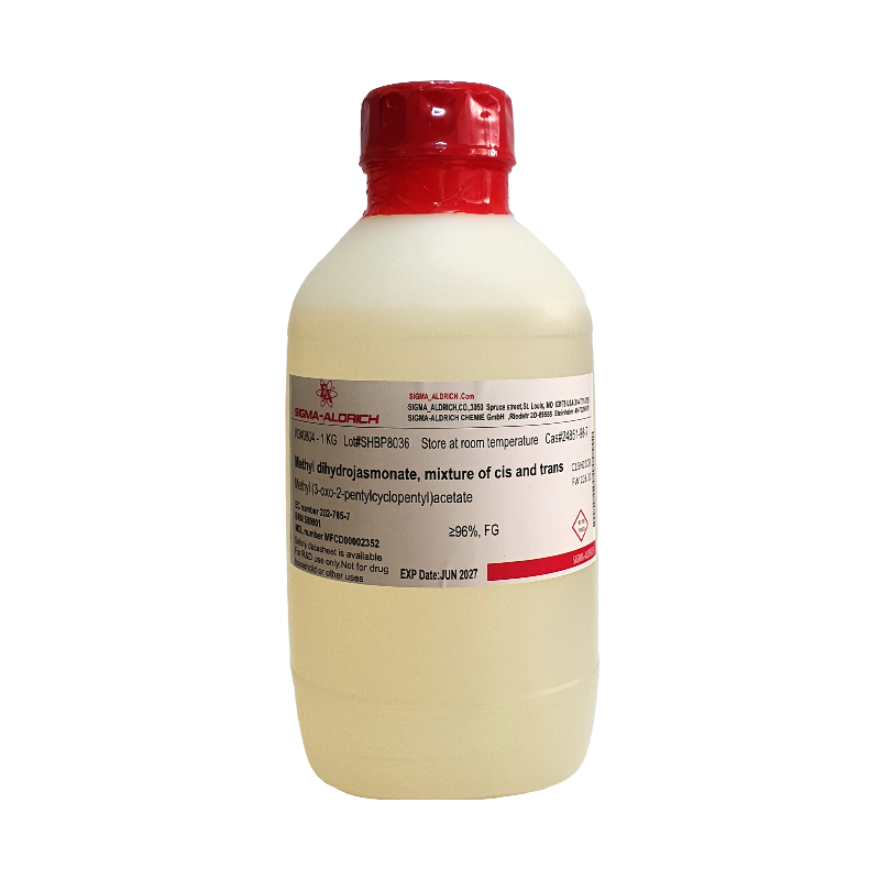 متیل دیهیدروجاسمونات (Methyl Dihydrojasmonate) سیگما آلدریچ با خلوص 96٪، ماده معطر با رایحه یاس برای عطرسازی، تولید اسانس و محصولات آرایشی و بهداشتی