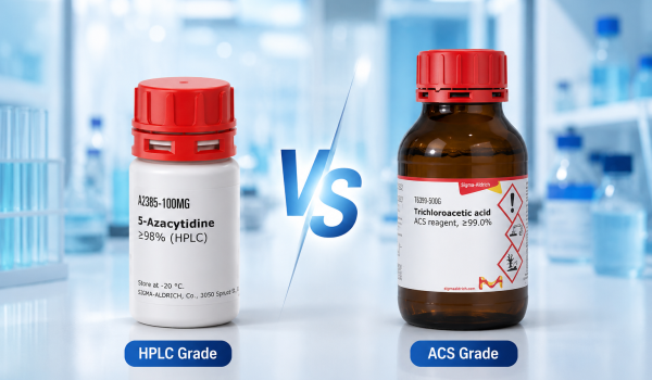 تفاوت گرید HPLC و ACS در مواد شیمیایی آزمایشگاهی